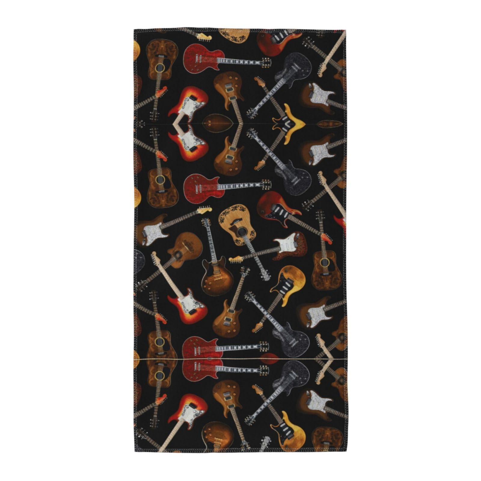 WYCZHY Guitars Printed Quick Dry Beach Towel For Camping Travel Vacation