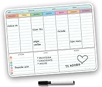 Ímã De Geladeira Porta Recados Anotações Planner Com Canetaa