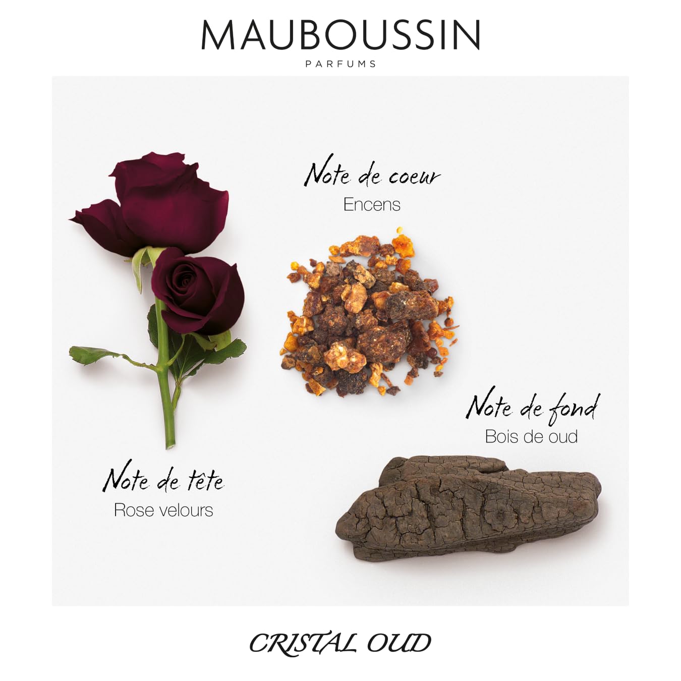 Mauboussin - Coffret Pour Lui Cristal Oud : Eau de Parfum 100ml & Déodorant 200ml