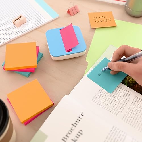 Miniatura 5 de Staples 565448 Stickies Pop-up Std Notes 3 pulgadas x 3 pulgadas Asst Colors 100 Sh.Pad 6 PadsPK