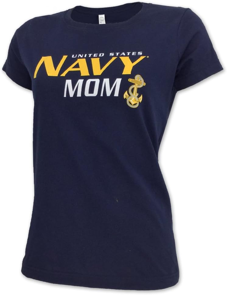 Armed Forces Gear Ladies US Navy Mom T-Shirt
