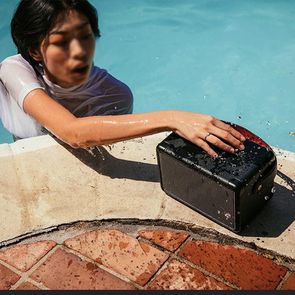 fzzdp portable speaker waterproof outdoor 5 0 party sound bass speakers color e