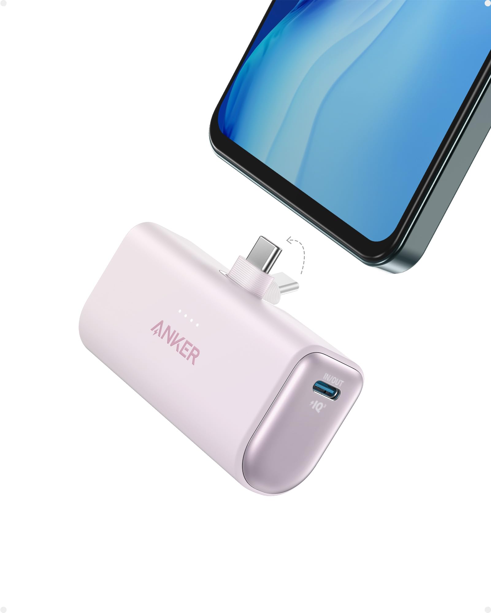 Anker Nano 5000mAh Powerbank, 22,5W Max, Faltbarer USB-C Stecker