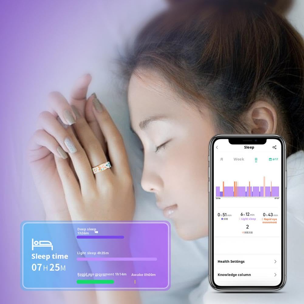 Oracle Smart Ring, 2026 nuovo anello Oracle per donne e uomini, impermeabile IP68, anello per monitoraggio del fitness e del sonno, ricarica wireless, fotografia a distanza, senza costi mensili