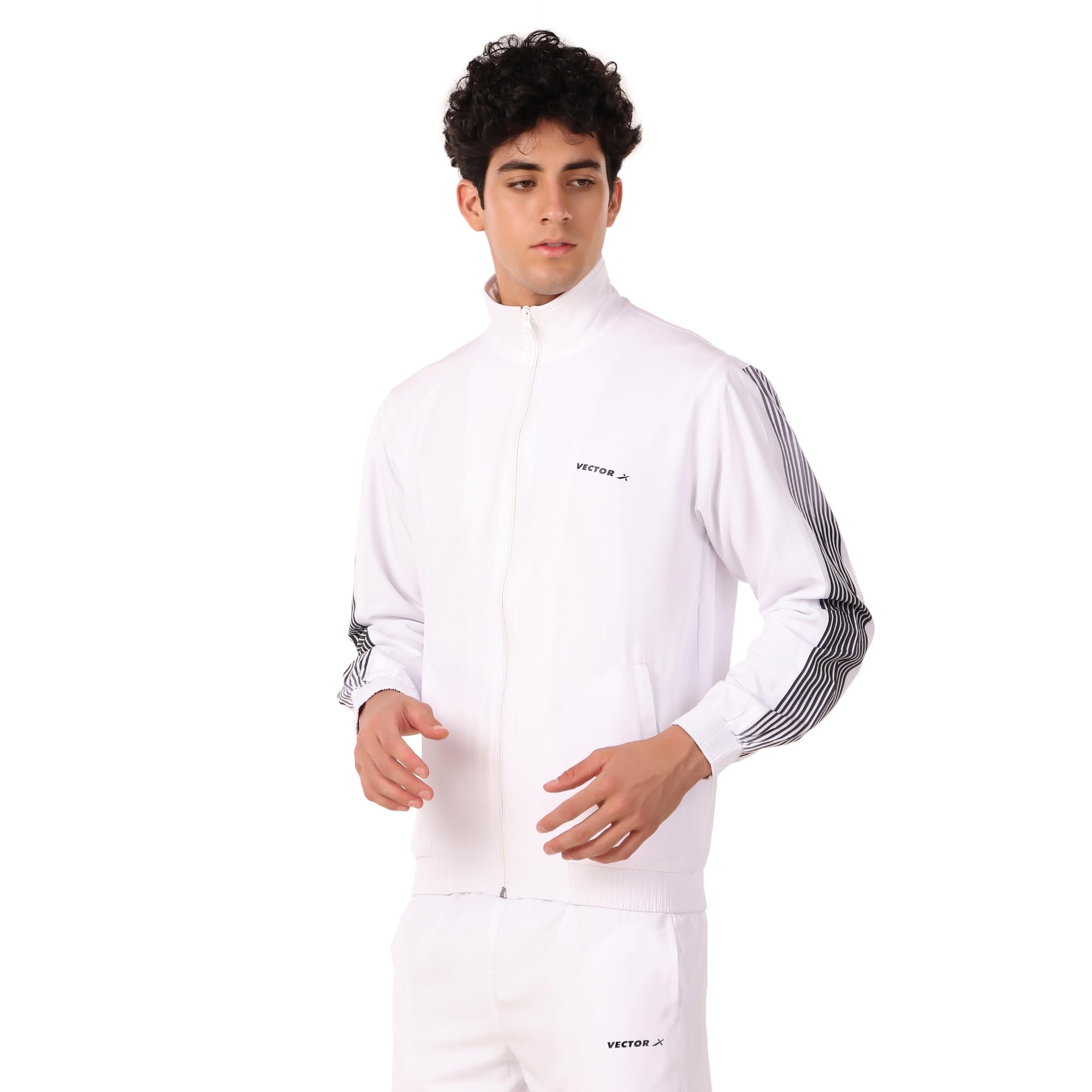 ジャケット・アウター FIFTEEN LOVE ~NKzip white~ (U:nity size) Buy Cozy Fleece Full-Zip Mock Neck Jacket Online - Style ID