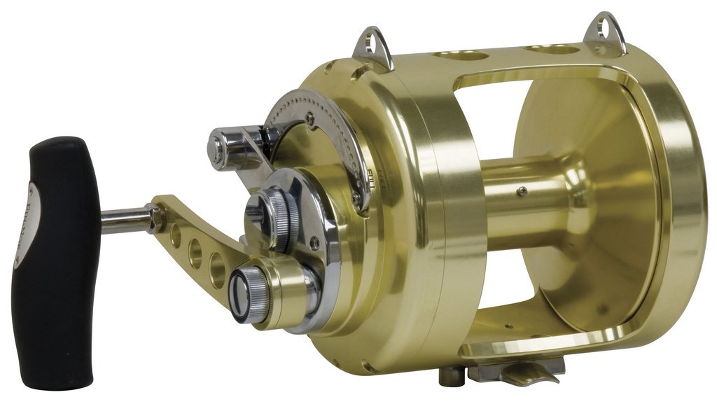 Fin-Nor Santiago Two-Speed Lever Drag Trolling Fishing Reel (Size 12) Sporting Goods