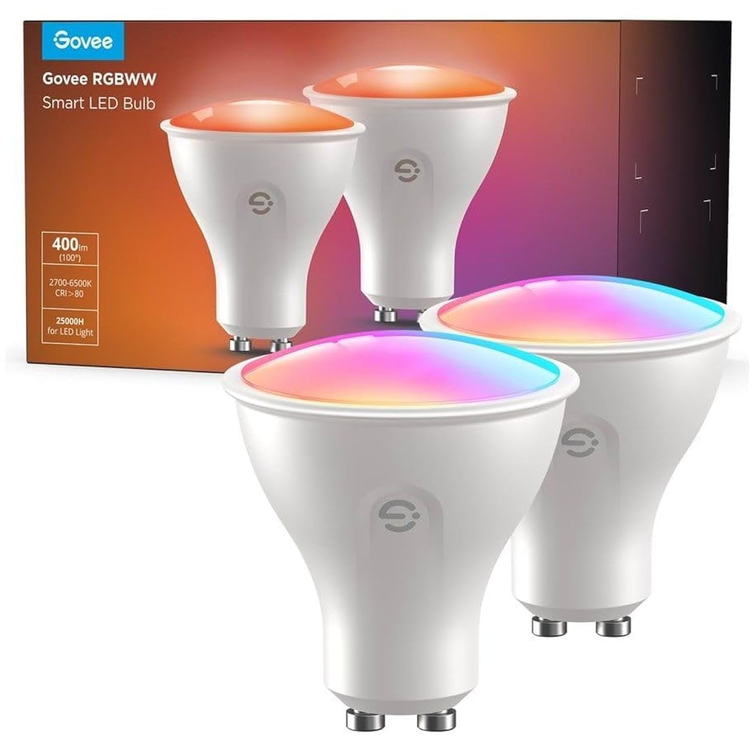 Govee RGBWW LED Bulb (2 Pack) GU 10