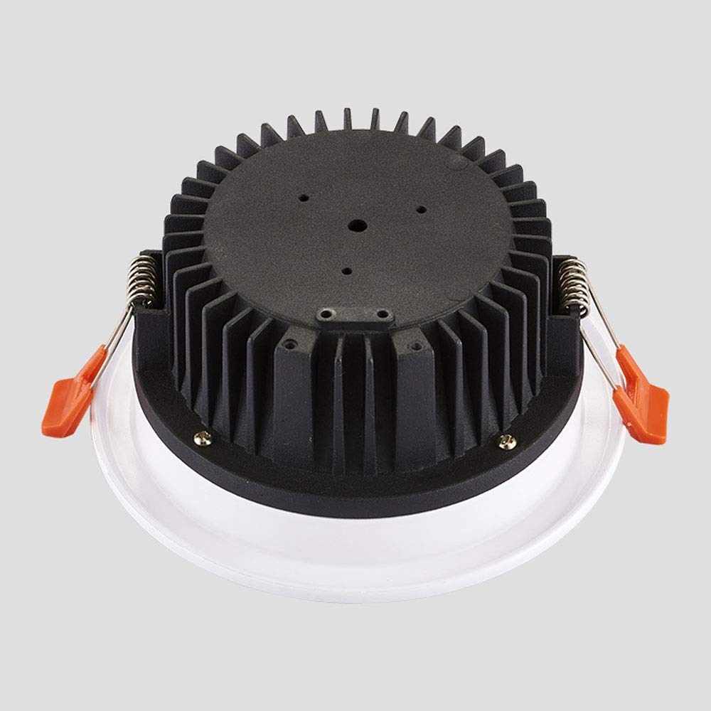 LED-Deckenleuchten, Strahler, weißes rundes Panel, integrierte Einbau-Downlights, 3 W, 3000 K, 4000 K, 6000 K, for Wohnzimmer, Schlafzimmer, Küche, Dekoration, Waschwandlampen, Akzentlampe O ( Color :