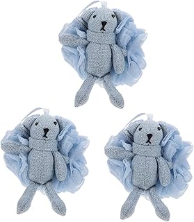 FRCOLOR 3 Pçs Bola De Banho Desenhos Animados Banheiras De Bebê Esponja De Banho Para Animais De Banho De Bebê Esponjas De Corpo Bucha Esponja Animal Esponja De Banho Esponja De Banho