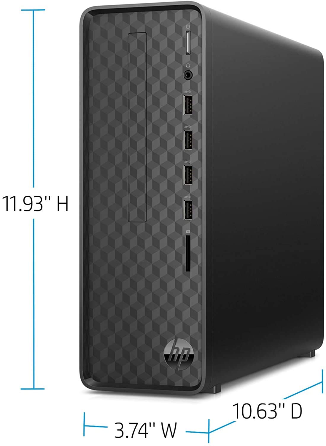 Amazon.com: HP - S01-aF0011 Slim Desktop, AMD Athlon Silver 3050U