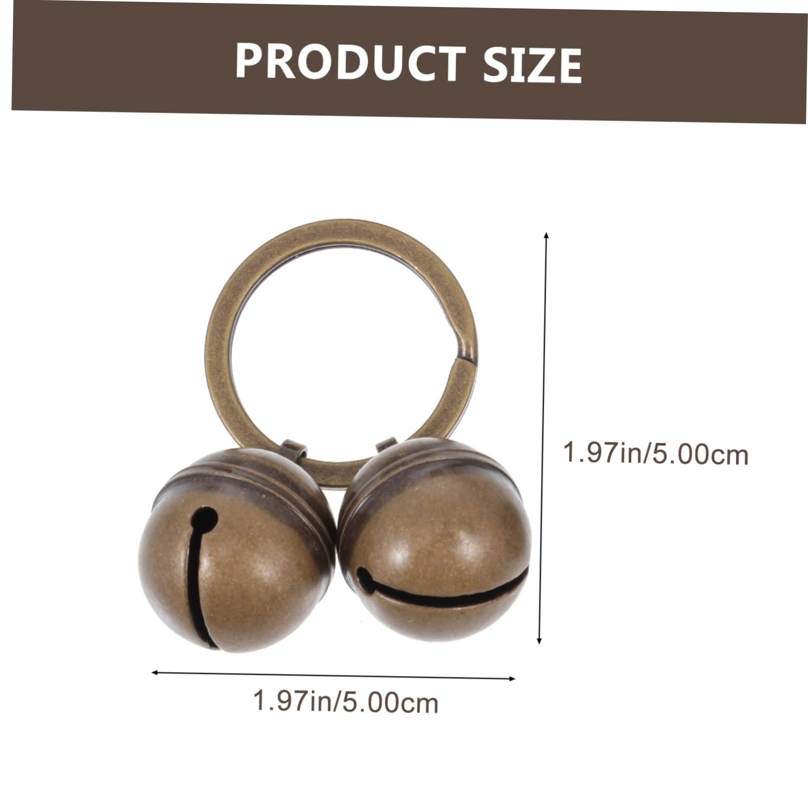 BESPORTBLE Hanging Pendant for Pet Collar Bell Pendant for Pet Crisp Sound and Bells