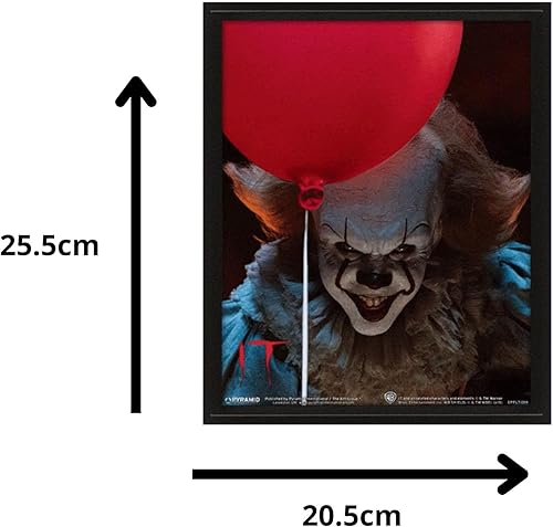 Miniatura 5 de IT Pennywise Evil Flip - Póster de cómics con diseño de cómics, 3D, oficial, 28, 7 x 23, 5 x 4, 2.0 in