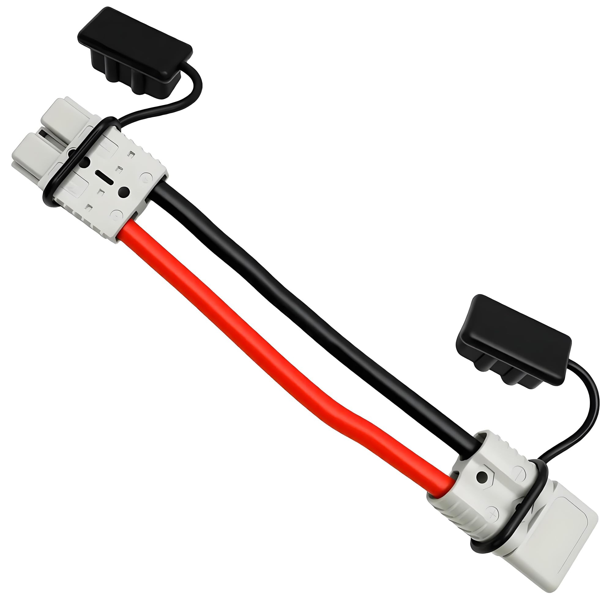 SB175-SB175 SB175 - Cable adaptador Anderson gris a SB175 gris SB175, adaptador de conector Anderson resistente de 1 pie 1/0 AWG, apto para generador solar, inversor, cabrestante, camión, RV