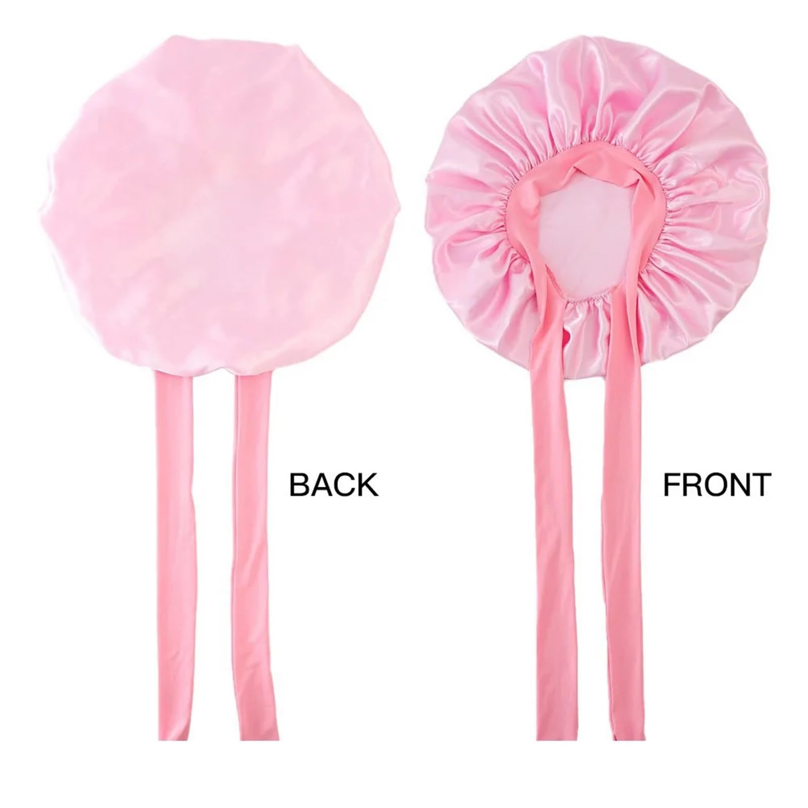 Cofano In Seta Cofano in raso da donna Cappello da notte solido Fascia elastica for cravatta Cuffia da bagno notturna elastica Copricapo for capelli regolabile Cofano for donna Per La Cura Dei Capelli
