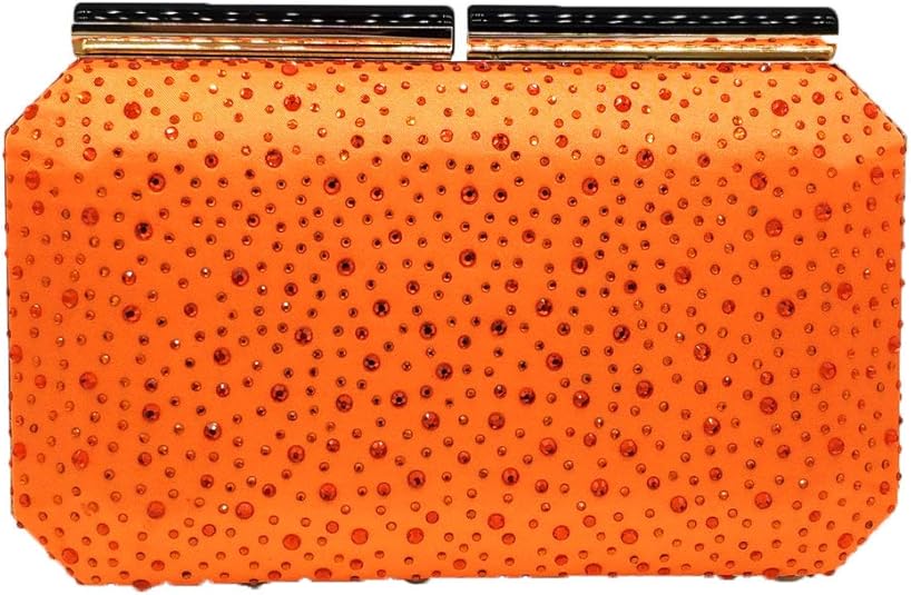 Boutique De FGG Champagne Women Fashion Beaded Evening Bag Wedding