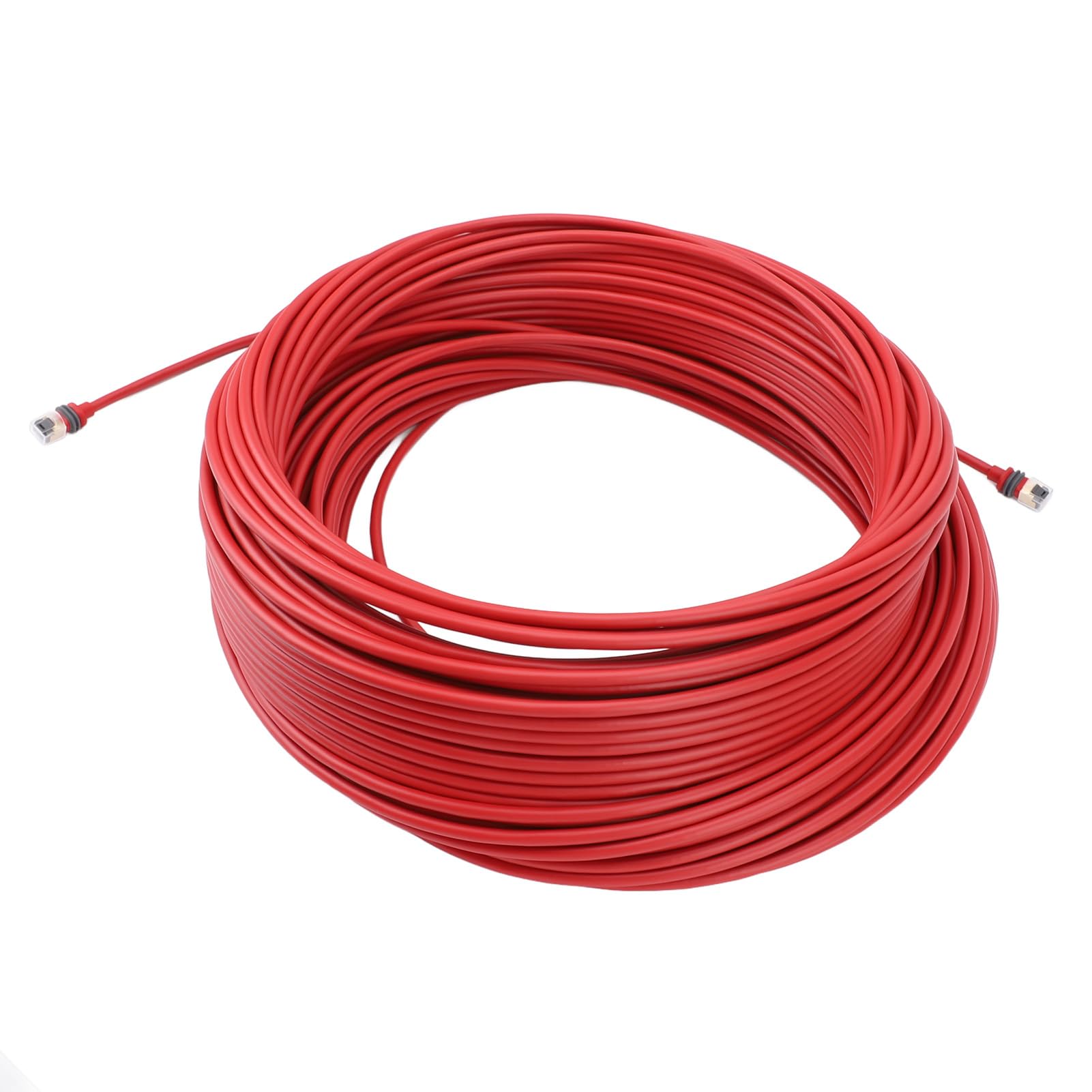 Qcwwy Inne Części do Sprzętu Domowego Przedłużacz Satelitarny IP68 Wodoodporny, 1200 Mb/s, Szybki, z Pozłacanymi Złączami do Routera Wewnątrz, Użytku na Zewnątrz Zamienny Kabel o Długości 300 Stóp