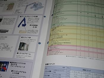 コマツ　カタログ 油圧ショベル 中小型｜商品情報｜コマツカスタマーサポート株式会社