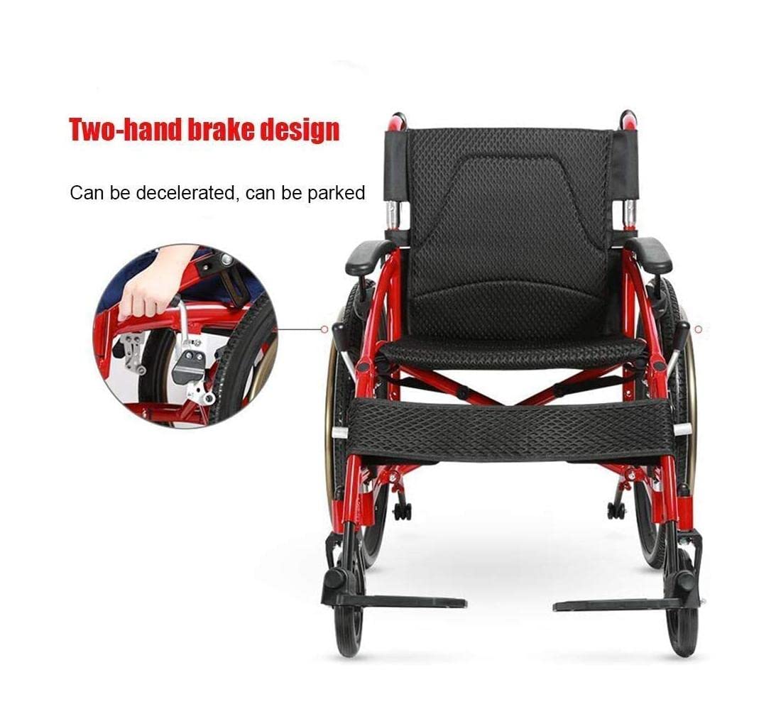 Wózek Inwalidzki Lekki Składany Wózek Inwalidzki Ręczny Sportowy Wózek Inwalidzki Ergonomiczne Zaawansowane Medyczne Krzesło Rehabilitacyjne