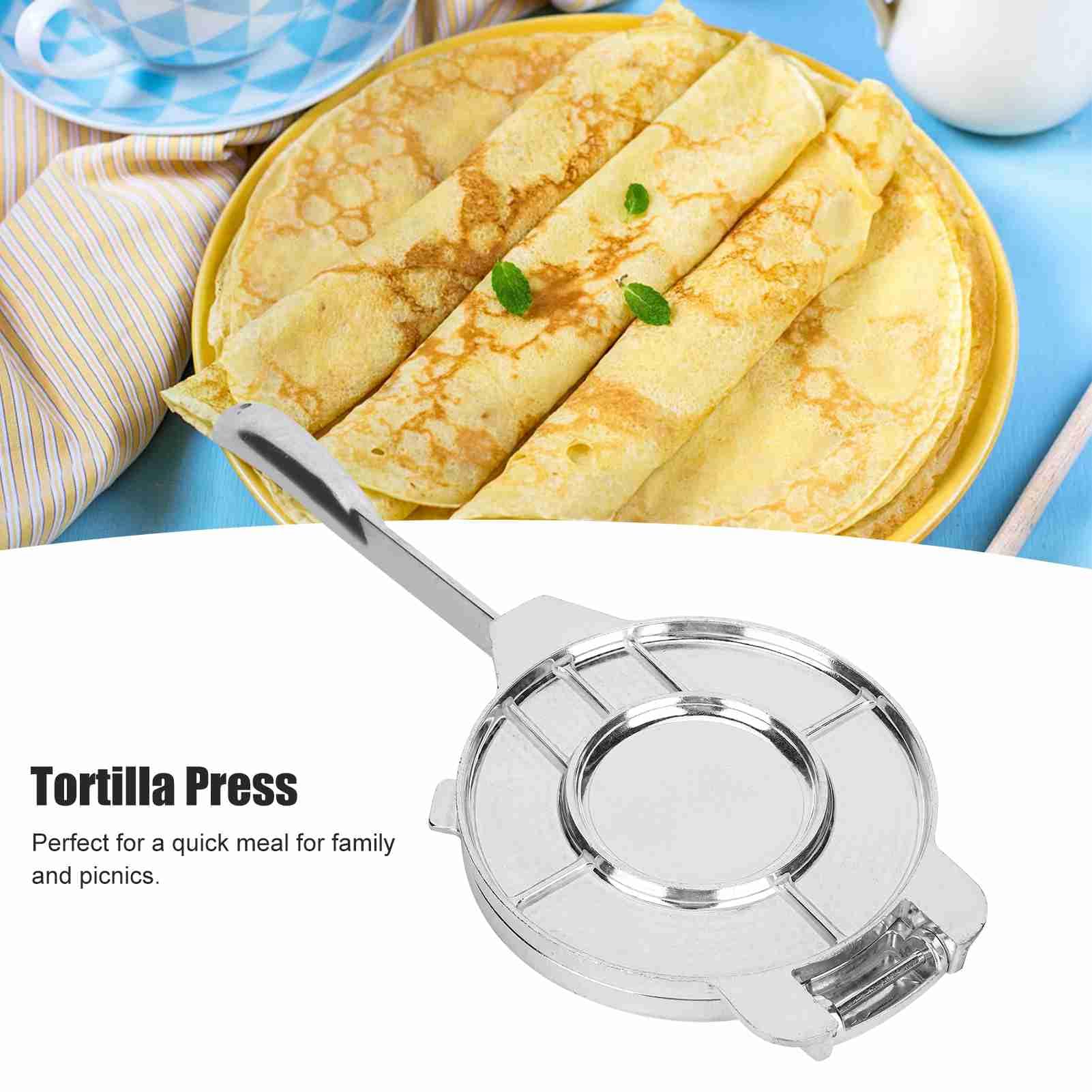 Nutriess Tortilla Press Foldable Dough Pastry Press Tool Kitchen Utensils Bakeware for DIY Tortilla Maker