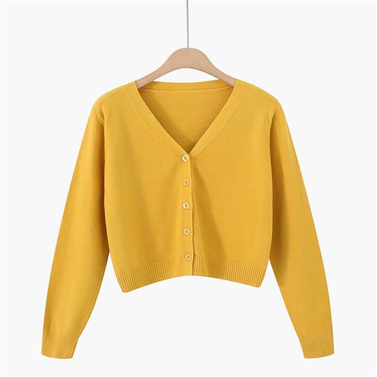 Cardigan corto da donna, elegante, sottile, estivo, corto