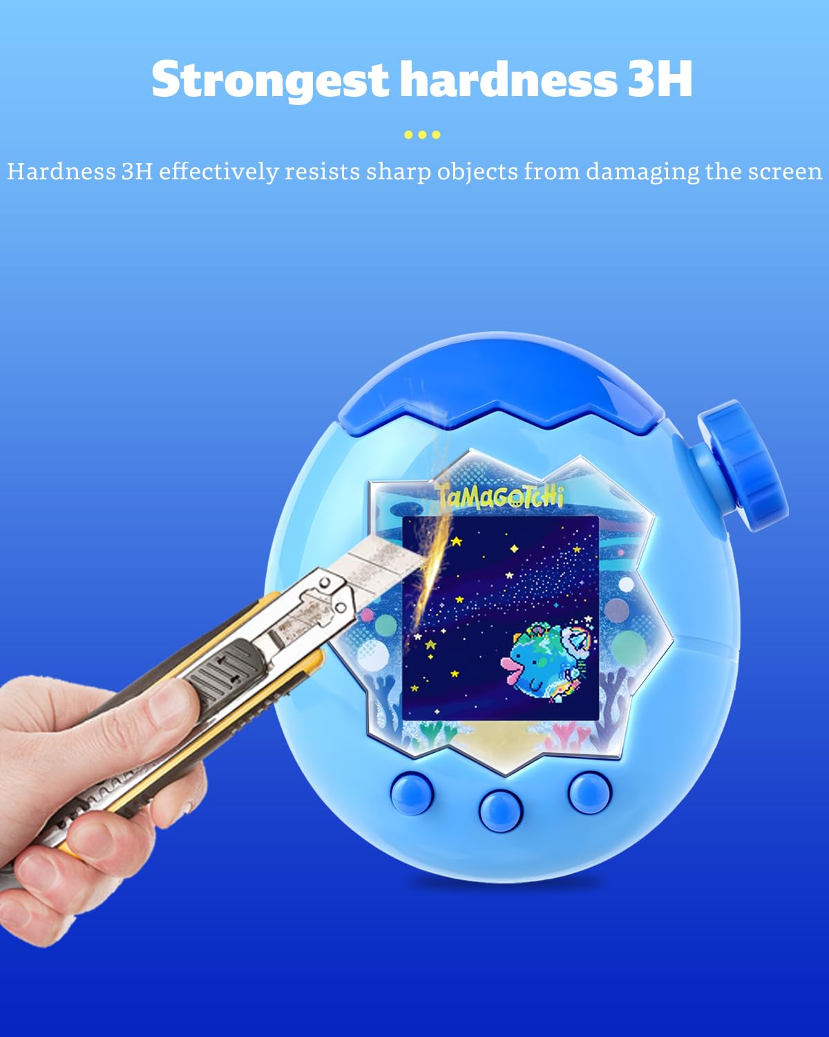 Protections écran TPU Pour Tamagotchi Connection - Lot De 6, Ultra-minces, Anti-rayures - Avec Kit Nettoyage