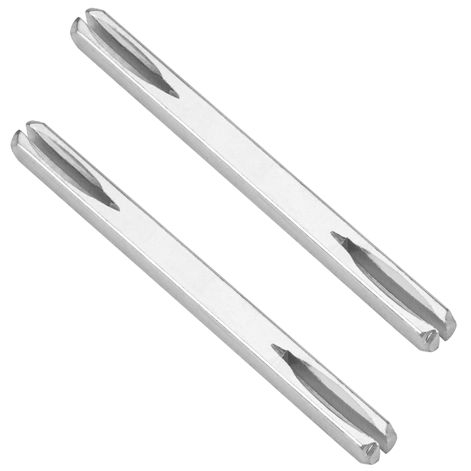 EXIN DEHCEN Set of 2 Lever Pin Iron Square Pin 8 mm Fixing Pin Door Handle Steel Spindle Bar Solid Steel for Recessed Pin Slotted for Handle Pair Handle Sets and Door Handles