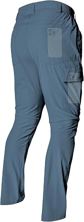 Mens Lightweight Hiking Cargo Pants Waterproof Quick Dry Travel Climbing Camping Fishing Mens Work Pants Outdoor