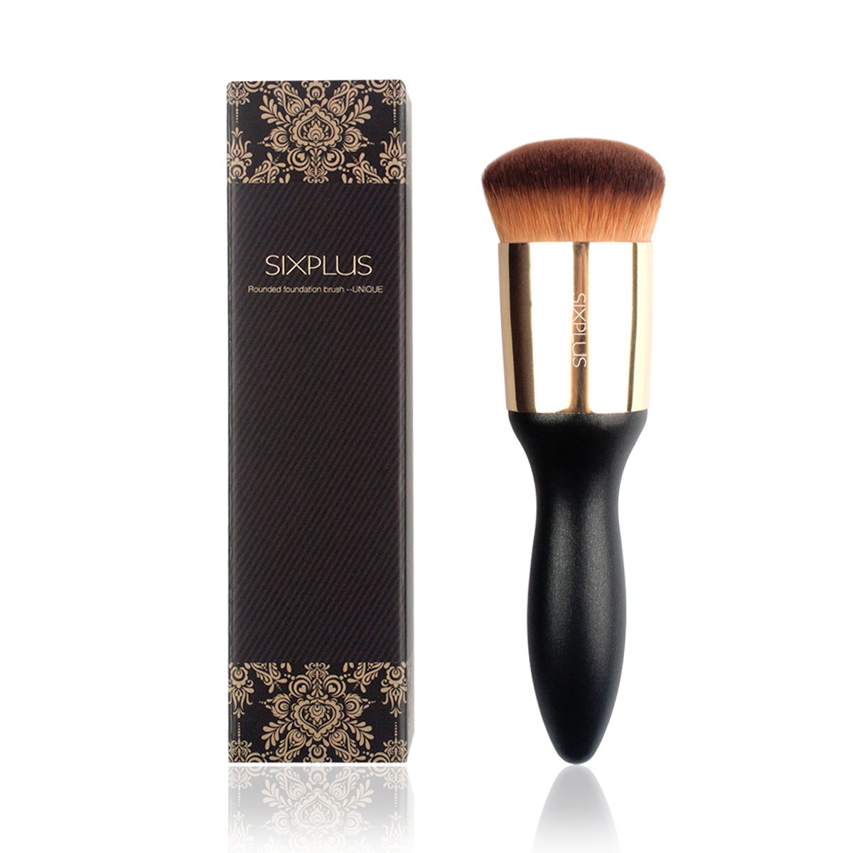 SIXPLUS Foundation Brush Makeup Brushes Synthetic Professional Liquid Blending : Beauty & Personal Care