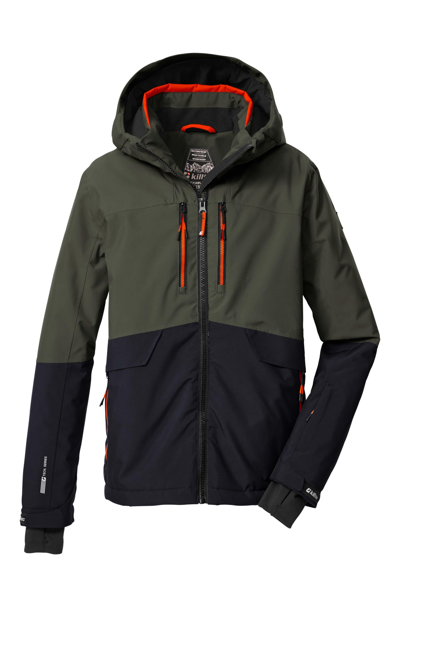 Killtec Jungen Ksw 201 Bys Ski Jckt Skijacke/Funktionsjacke mit Kapuze und Schneefang