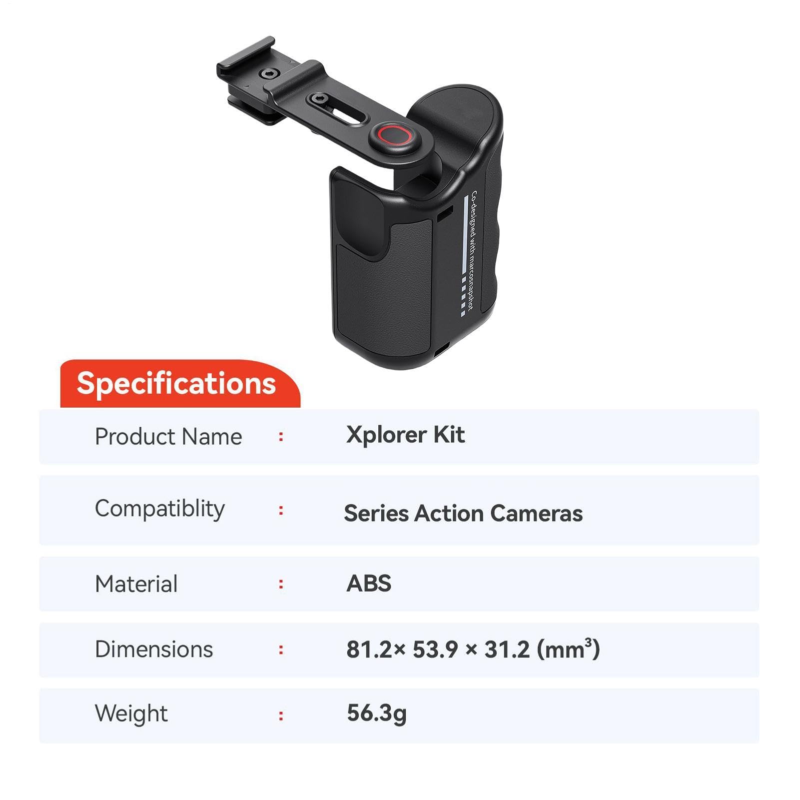 Agarre de Rig Pequeño Soporte de cardán Digital portátil para grabación