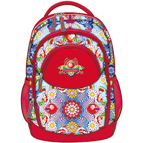 Senfort Catalina Estrada Girls Mochila Infantil  45 cm  Rojo