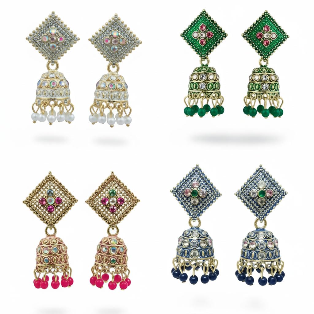 Traditional Multicolor Jhumka Earrings for Women & Girls - Review, Price and Buying Guide