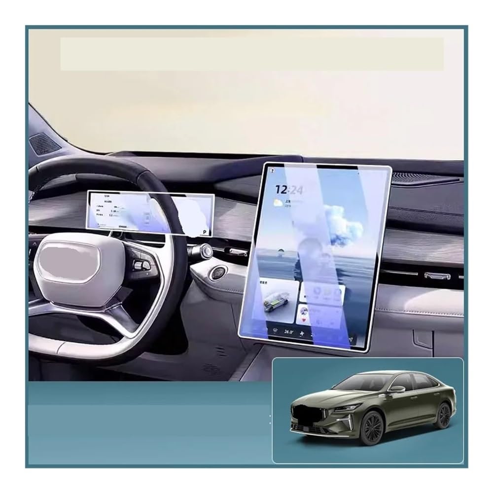 Film protecteur navigation Pour Geely Pour Preface 2025 Voiture GPS Navigation Écran Protéger Film Trempé Tableau De Bord Auto Autocollant Accessoires