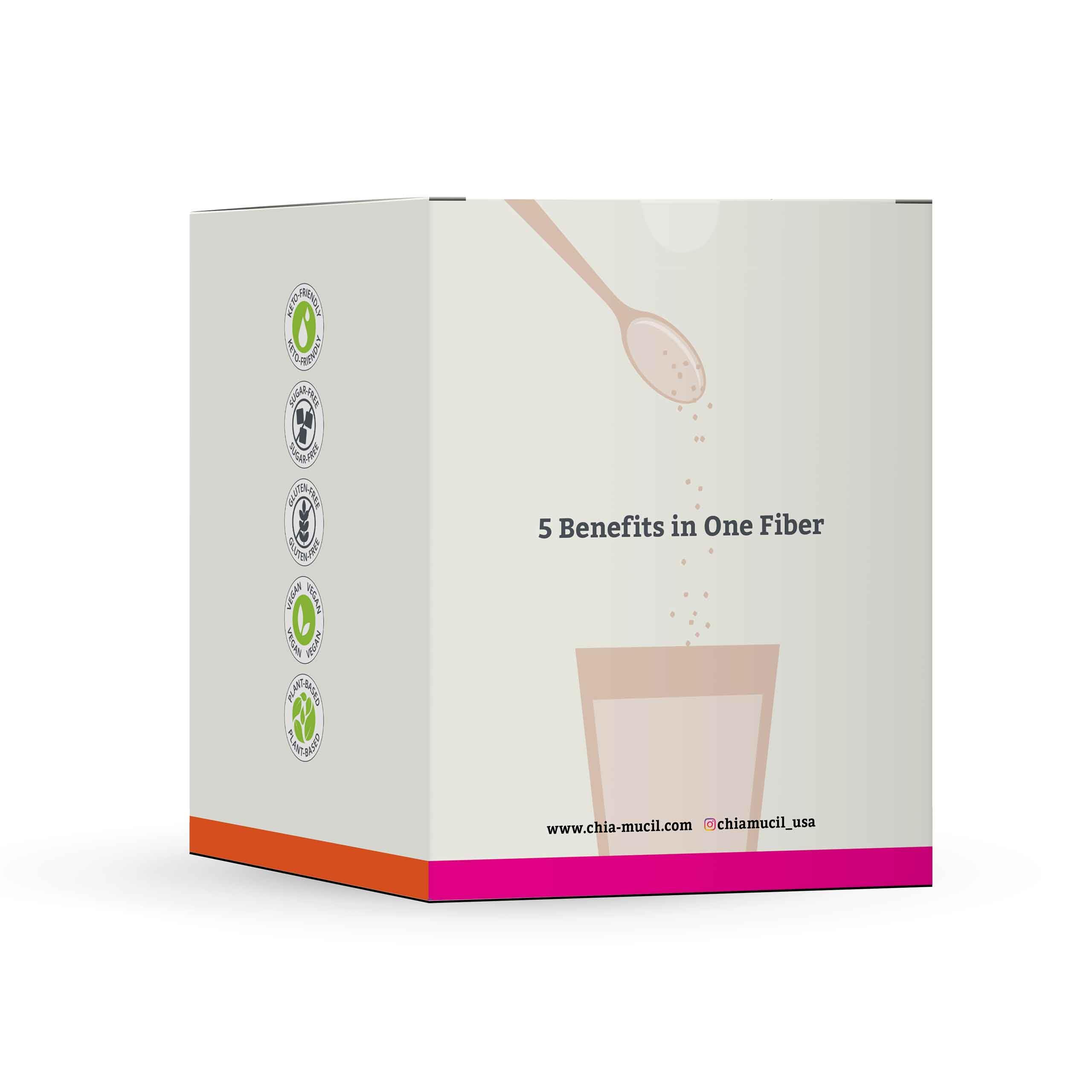 Chiamucil Prebiotic Chia Fiber Powder & Inulin, 100 Servings — Amazon image 7