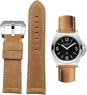 表带 Panerai 表带 表带 表带 20毫米 22毫米 24毫米 26毫米 复古 真皮 皮革 替换表带 Panerrai 表带 g-shock 精工 西铁城