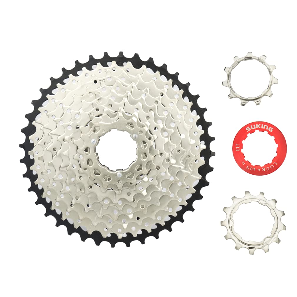 CYSKY 10 Fach Kassette 11-25T/11-28T/11-32T/11-36T/11-40T/11-42T Fahrrad Kassette Kompatibel mit Shimano Sram Sunrace, Passend für Mountainbike, Rennrad, MTB (Leichtgewicht)