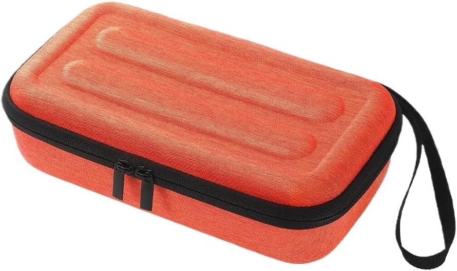 Compatible For JBL PartyBox Wireless Two Microphone System Case, Handheld Dual Mic Travel Storage Bag For Karaoke Singing(Orange B)