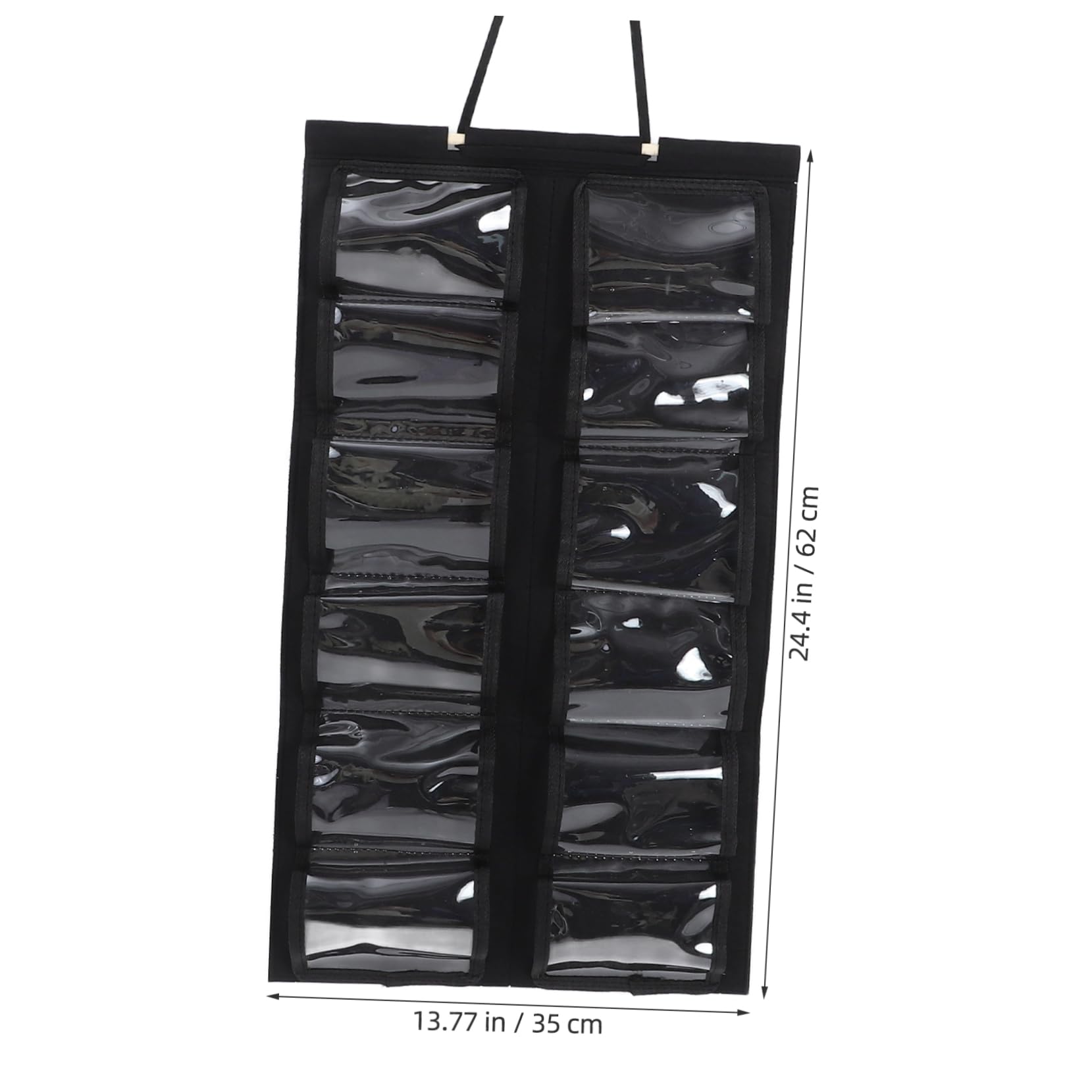 Happyyami Hanging Medal Storage Bag Martial Arts Belt Display Rack Space-Saving Wall Mount for Karate Belts