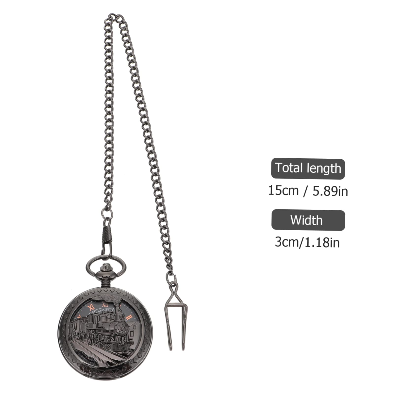 Vintage Reloj De Bolsillo Mecánico para Hombre Relojes Automáticos Retro Reloj De Bolsillo Reloj Tren Reloj De Bolsillo Collar Vintage Reloj Hombre Collar Reloj para Hombres Tren