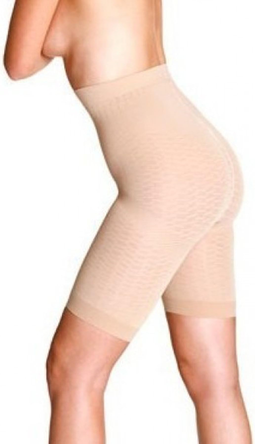 Peachy Pink Anticellulite Body Toning and Slimming Pants for Thighs Waist and Bum SMALL High Waist