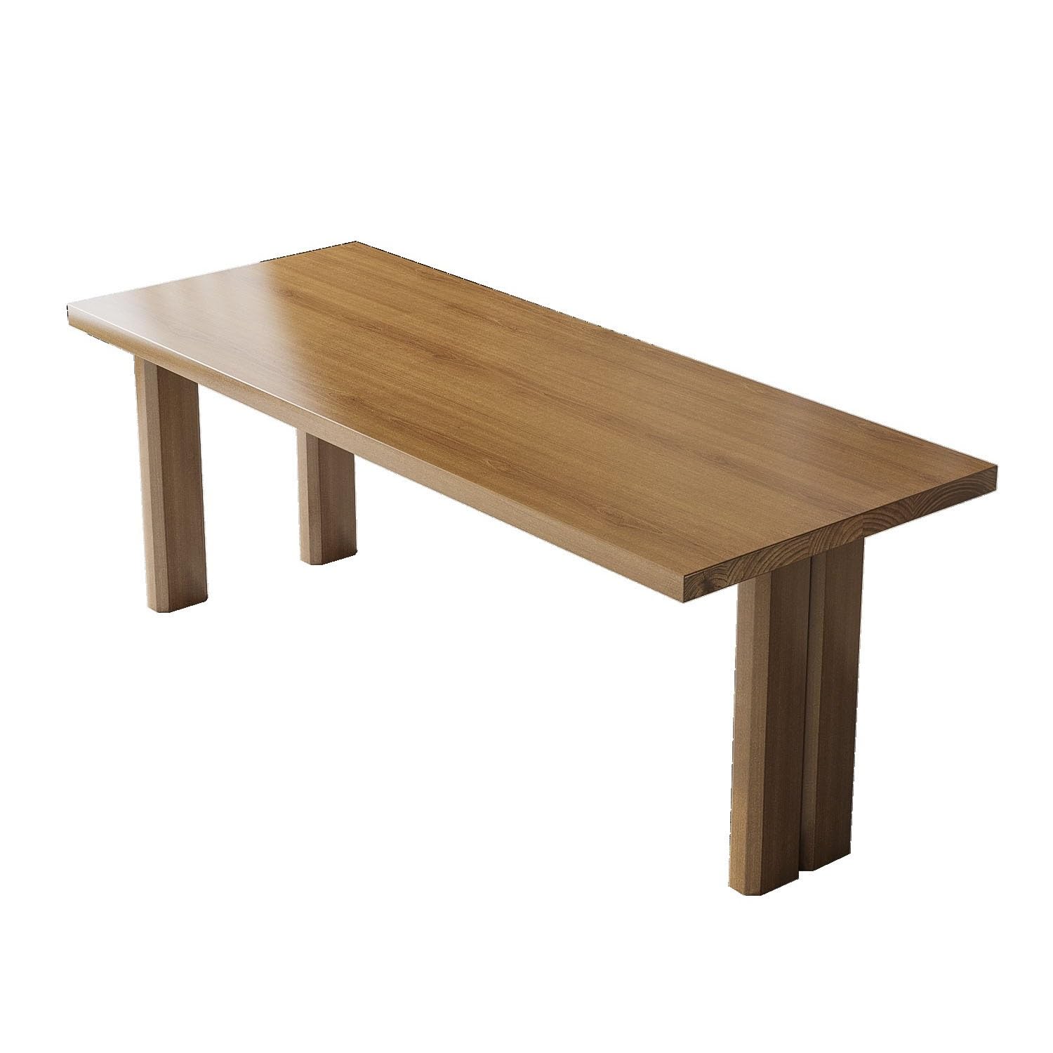 Nowoczesne minimalistyczne biurko narożne do salonu, stolik herbaciany, do nauki, stół negocjacyjny, stół do domu, biura, szefa, na pojedynczą stację roboczą (160 x 80 x 75 cm)