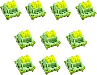 メカニカル キーボード サイレント シャフト、メカニカル ゲーム キーボード用スイッチ | メカニカル ゲーム キーボードの静音スイッチサイレントスイッチ サイレントシャフト 静音設計,5 ピンの潤滑済みキーボード スイッチでスムーズなタイピング体験