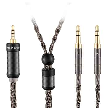 Amazon | SYRNARN 2.5mm バランスヘッドホンケーブル Hifiman Sundara