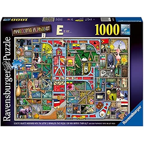 Ravensburger Colin Thompson Awesome Alphabet "E" Puzzle Cover