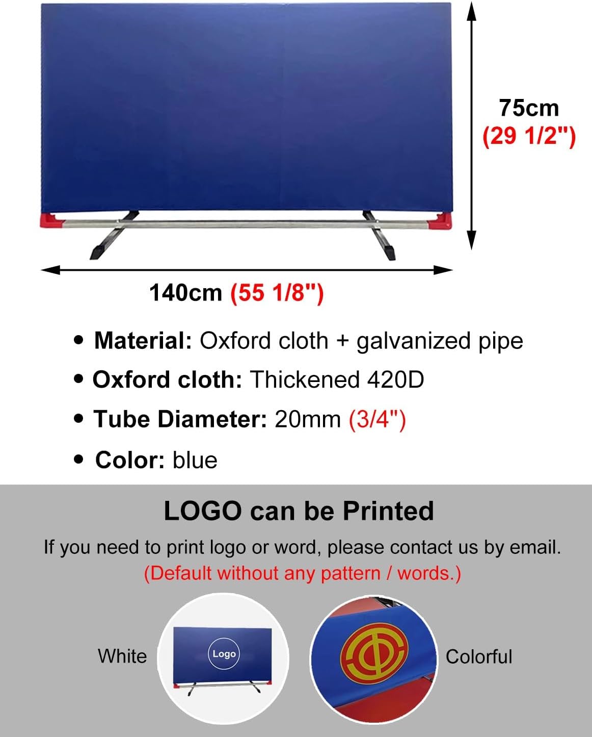 Indoor Table Tennis Court Barrier - Ping Pong Field Fence Privacy Divider for Home Gym or School - Durable Partition Screen