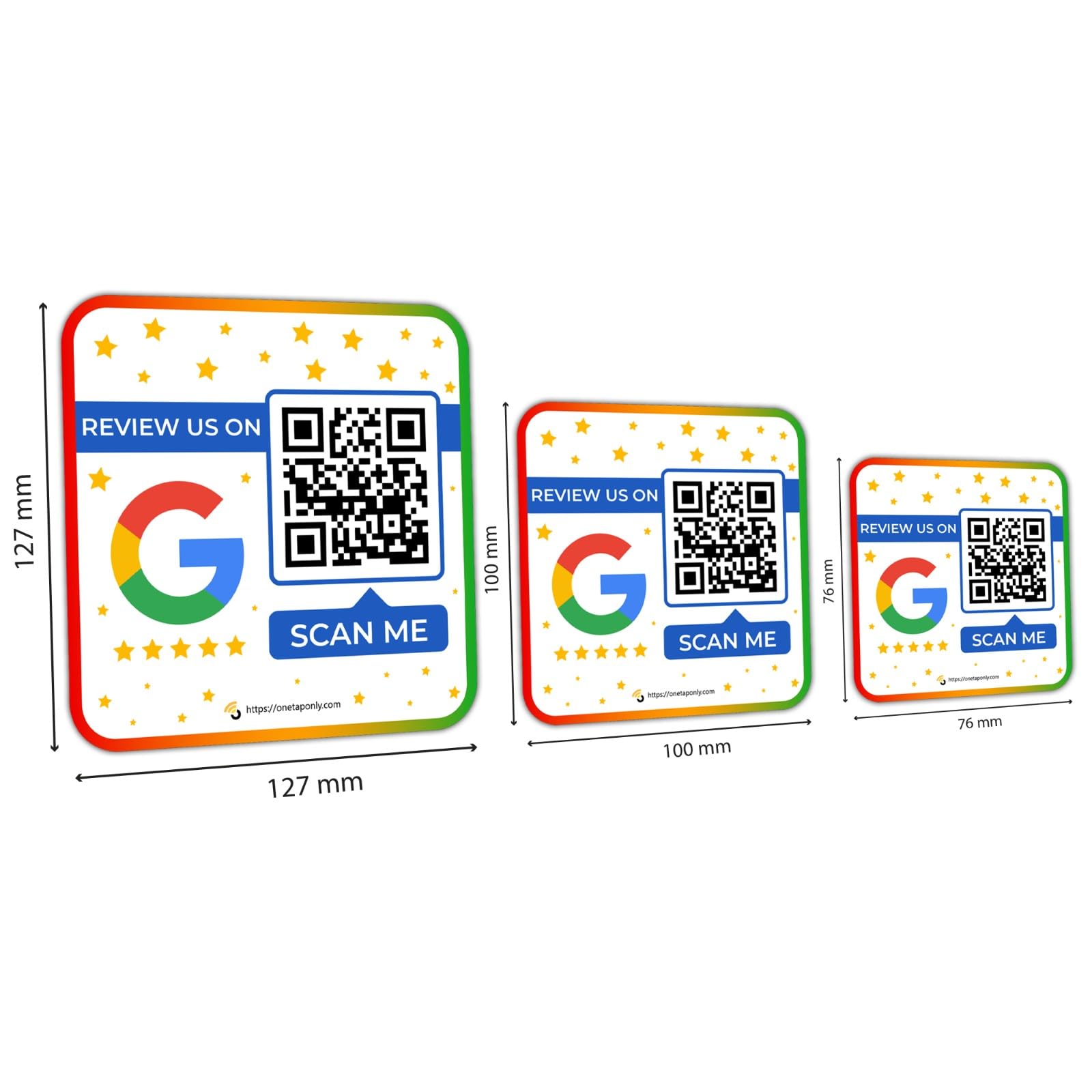 Google Review Stickers | Review QR Code | Review Sticker | Unlimited Scan - Image 3