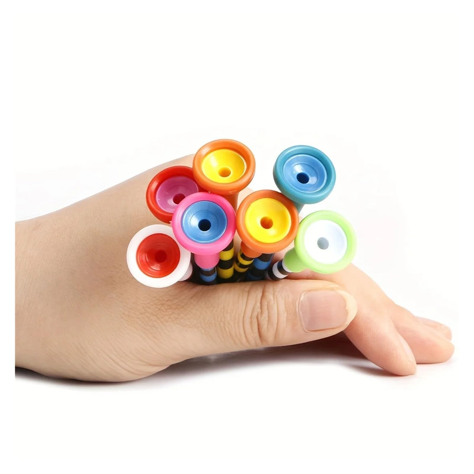 50 Stück 70 mm/83 mm Golf-Tees aus Kunststoff mit Skalenmarkierung, rutschfeste Golfball-Tees, langlebiges Golfschläger-Zubehör for das Training