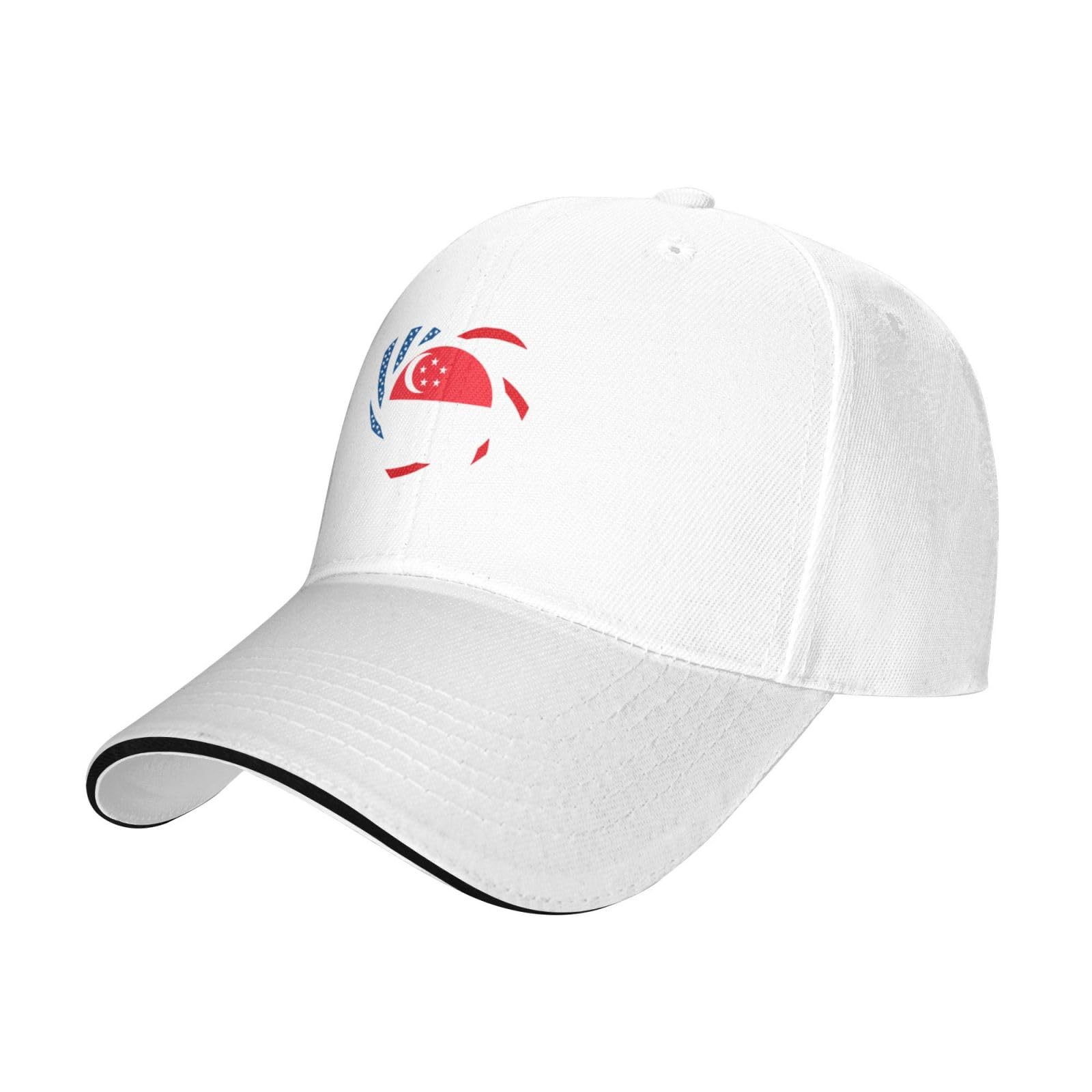 We Heart America and Singapore Love Forever Baseball Cap Women Men Hat Adjustable Truck Driver Baseball Caps Sun Hat