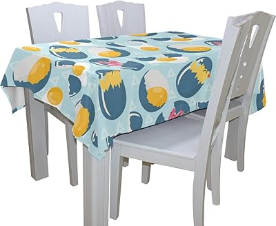 Amazon Mskyoo テーブルクロス とり にこちゃん 殻 撥水 北欧 耐熱 テーブルカバー 食卓カバー テーブルマット 汚れ防止 防油 洗える インテリア 食事用 正方形 長方形 家庭用 レストラン用 137x180cm テーブルクロス オンライン通販