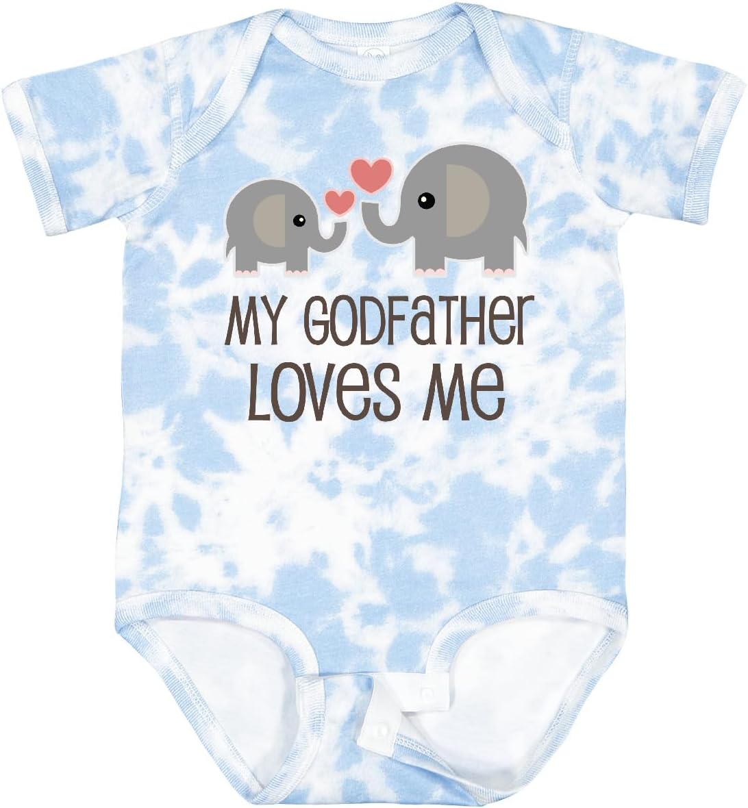 inktastic My Godfather Loves Me Godson Baby Bodysuit